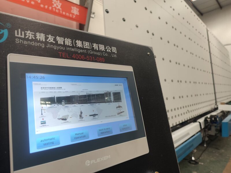 Advanced recipe management system in a servo motor-driven automatic glass sealing robot, ensuring precise and repeatable sealant application settings.