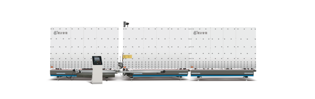 High-precision servo motor-driven automatic glass sealing robot, ensuring accurate and consistent sealant application for IGU manufacturing.